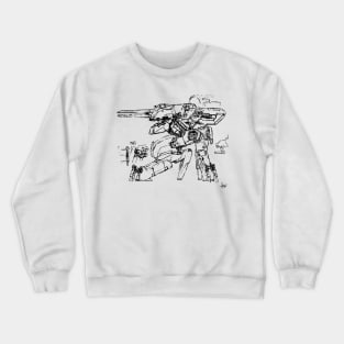 Metal Gear Solid - MG REX Sketch 1 By Yoji Shinkawa Crewneck Sweatshirt